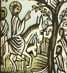 Kurs sv. 7 - Sborník. - 1923. Kolorovaný dřevoryt METHODĚJ FLORIAN. Stará Říše.