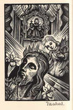 1934. Sign. dřevoryt (150x100) ARNOŠT HRABAL; ruční papír.