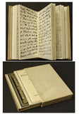 ZÁPISNÍK BOŽENY NĚMCOVÉ Z LET 1851 - 1855. - 1929. Byblis sv. III. Celopergamenová vazba Zd. a J. Nožičkovi.