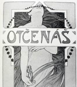 1900. Ilustrace ALFONS MUCHA.