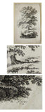 Mánes; Antonín (1784-1843).  - 1832. Studie stromu. Lept; značeno v desce. /grafika/q/