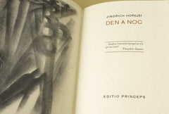 HOŘEJŠÍ; JINDŘICH: DEN A NOC. - 1931. Editio Princeps; sv. 3. 4 x lito VÁCLAV MAŠEK; typo KAREL DYRYNK; Státní tiskárna.