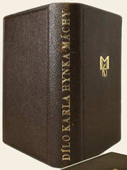 Mácha - DÍLO KARLA HYNKA MÁCHY. - 1929.  Edice Plejada sv. 9. Kožená vazba. KAREL HYNEK MÁCHA; /Mácha/q/