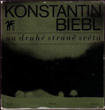 1968. Klub přátel poezie. Obálka JAROSLAV FIŠER.
