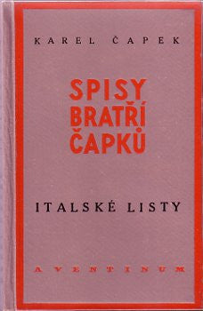 1930. Aventinum. Úprava JOSEF ČAPEK.