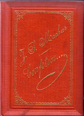 MACHAR; JOSEF SVATOPLUK: CONFITEOR... - 1887. Kabinetní knihovna sv. XIX. Podpis autora.