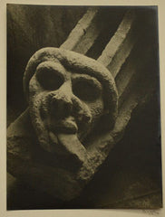 SUDEK; JOSEF. - 1929. Konzola v Katedrále sv. Víta. Orig. fotografie. 391x294 mm; sign.