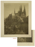 SUDEK; JOSEF. - 1927. Pražký hrad. Orig. fotografie 285x225 mm; sign. a dat. /q/