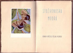 BEZRUČ; PETR: STUŽKONOSKA MODRÁ. - 1930. Podpis autora. /sklad/