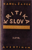 1927. Úprava JOSEF ČAPEK. Aventinum sv. 162. /sklad/jc/