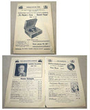 ULTRAPHON. - 1931 (podzim).  První seznam gramofonových desek  ULTRAPHON.  /His Master's Voice/hudba/