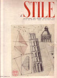 LO STILE. - 1943. Garzanti; Milano. /architektura/
