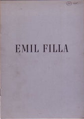 Filla - EMIL FILLA. - 1952. Obrazy ze Středohoří. Katalog výstavy. 2x Podpis E. Filla. /60/ REZERVACE /T/