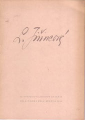 Jiřincová - LUDMILA JIŘINCOVÁ. - 1949.  Vilímkova galerie. Katalog výstavy. Podpis L. Jiřincové. REZERVACE /J/