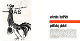 VOTRUBA; BEDŘICH / POLITICKÝ PLAKÁT. - kol. 1965. Text Miroslav Lamač. /katalog//60/