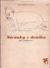 ZÁBRANA; JAN: STRÁNKY Z DENÍKU. - 1968. 1. vyd.  Klub přátel poezie. /60/