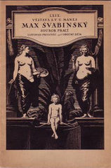 Švabinský - MAX ŠVABINSKÝ SOUBOR PRACÍ. - 1923.  S.V.U. 'Mánes'. Katalog výstavy.