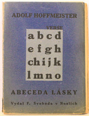 HOFFMEISTER; ADOLF: ABECEDA LÁSKY. - 1926. Edice Mladí autoři.