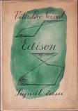 NEZVAL; VÍTĚZSLAV: EDISON. SIGNÁL ČASU. - 1960. Ilustrace JOSEF ŠÍMA; edice Nesmrtelní sv. 50.