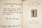 1921. Podpis autora. Titul FRANTIŠEK BÍLEK; úpr. SVATOPLUK KLÍR.