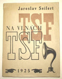 Teige - SEIFERT; JAROSLAV: NA VLNÁCH TSF. - 1925. Original wrappers. Design by KAREL TEIGE. Good condition.