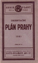 ORIENTAČNÍ PLÁN PRAHY. - 1921.