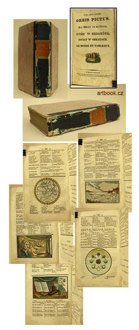 Komenský - JOAN. AMOS. COMENII: ORBIS PICTUS.  - 1833. Jan Amos Komenský; 1592-1670. /q/