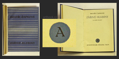 1924. Aventinum. Obálka JOSEF ČAPEK. /jc/