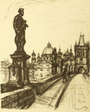 1936. Praha; Portfolio; 520x400. 20 litografií; sign. a dat. v desce. /pragensie/q/