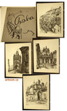 STUMPP; EMIL. (1886-1941) Portfolio, 20 litografií z r. 1936, sign. a dat. v desce.  520x400