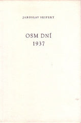 SEIFERT; JAROSLAV: OSM DNÍ 1937. - 1997. Lyra Pragensis. Dřevoryt KAREL SVOLINSKÝ.