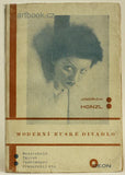 Teige - HONZL; JINDŘICH: MODERNÍ RUSKÉ DIVADLO. - 1928. Fromek; Malá edice Odeon sv. 10. Obálka a typografie KAREL TEIGE.