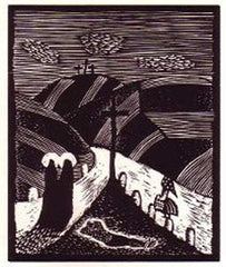 Šíma - VILDRAC; CHARLES: AU TEMPS DE JESUS CHRIST. - 1922.  10 celostr. dřevorytů JOSEF ŠÍMA; ruční papír. /q/