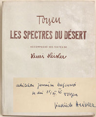 TOYEN / HEISLER; HENRI: LES SPECTRES DU DÉSERT. - 1939. Přízraky pouště. Surrealismus; tajná edice. /surealizmus/