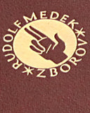 MEDEK; RUDOLF: ZBOROV. - 1927. Neumannová;  sign. dřevoryt JAROSLAV  BENDA; ruční pap.