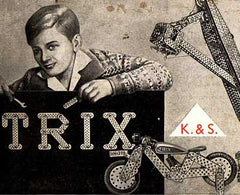 TRIX. KOVOVÁ STAVEBNICE. - 1935. Hračky.