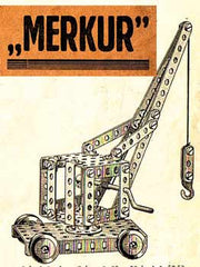 MERKUR. KOVOVÁ STAVEBNICE. - Hračky.