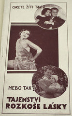 VYSOCKÝ;J.: TAJEMSTVÍ ROZKOŠE LÁSKY. - 1927. /erotika/