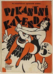 PIKANTNÍ KALENDÁŘ. - 1930. Zvláštní vyd. uměleckého magazínu Eros.  /erotika/