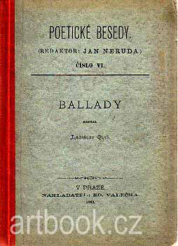 1883. Poetické besedy. Redaktor Jan Neruda.