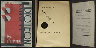 BURIAN; E. F.: IDIOTEON. - 1926. Olymp sv. 6. Obálka a typo arch. HLAVÁČEK.