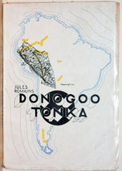 Šíma - ROMAINS; JULES: DONOGOO TONKA. - 1925. Obálka a dvě ilustrace JOSEF ŠÍMA. Odeon sv. 5.