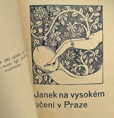 DURAN; PAVEL: JANEK NA VYSOKÉM UČENÍ V PRAZE. - 1930 (kol.). Erotika; 280 výt.; soukromý tisk; ilustrace. REZERVACE