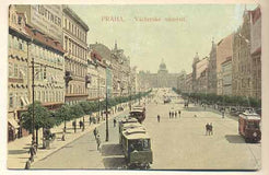 PRAHA - VÁCLAVSKÉ NÁMĚSTÍ. - Dopisnice. Pohlednice. Místopis. Čechy. /Pragensie/