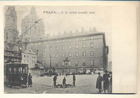 Dopisnice. Pohlednice. Místopis Čechy. Dlouhá adresa. /Pragensie/