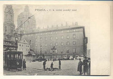 PRAHA - C. K. VRCHNÍ ZEMSKÝ SOUD. - Dopisnice. Pohlednice. Místopis Čechy. Dlouhá adresa. /Pragensie/