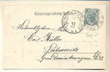 PRAG. ALTSTÄDTER RING MIT TEINKIRCHE. - 1902. Pohlednice. Dopisnice. Místopis Čechy. Korespondenční lístek. Dlouhá adresa. /Pragensie/.