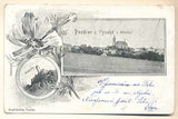 Pohlednice. Dopisnice. Místopis Čechy. Dlouhá adresa.