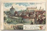 1900. Pohlednice. Dlouhá adresa. Cizina - Německo; Norimberk. 