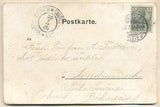 GRUSS AUS STRASSBURG! - 1900. Pohlednice. Štrasburk. Německo. Cizina. Dlouhá adresa.